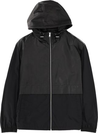 HUGO BOSS Black Solid Hood Jacket
