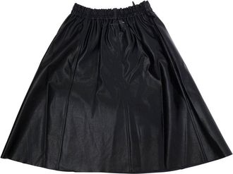 Maison Margiela Girls Viscose Skirt Black