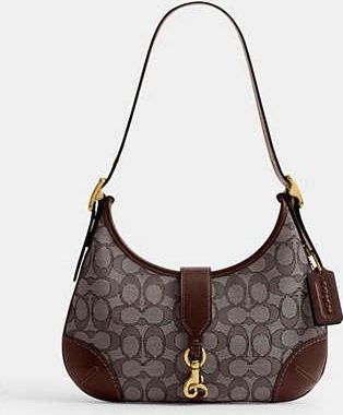 Coach Hamptons Hobo Bag In Signature Jacquard