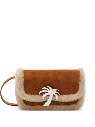 Palm Angels Palm Bridge geweven crossbodytas - Bruin