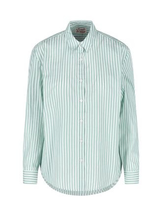 MC2 Saint Barth Vertical Stripe Button-Up Shirt