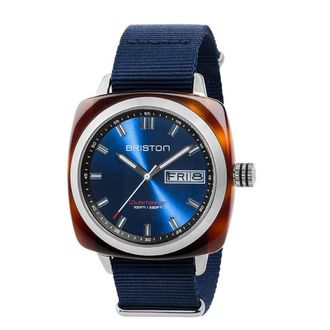 Briston Clubmaster Blue Dial Mens Watch 17342.SA.TS.9.NNB