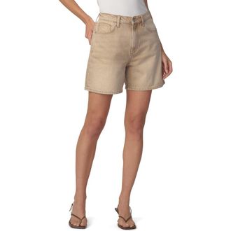 Joe's The Harlowe Mid Thigh Relaxed Denim Shorts in Washed Tannin at Nordstrom, Size 28