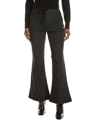 Avec Les Filles Lace-Up Front Pant