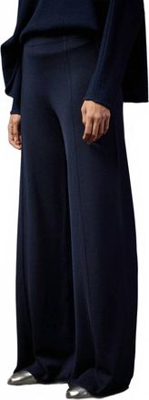 Liviana Conti Russell Knit Trouser In Blue
