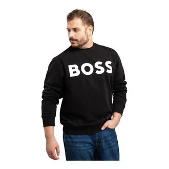 HUGO BOSS Heren, Sweatshirts & Hoodies, Zwart, Maat: XL Katoen