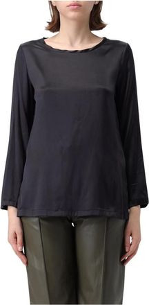 Maliparmi Damesblouse - Dames - Blouses - Zwart - L - Overhemden