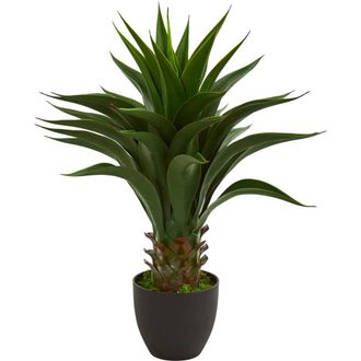 Nearly Natural 28-in Agave Artificial Plant in Green at Nordstrom