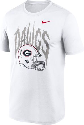 Nike Georgia 2026 White Out Dawgs Nike Mens Dri-FIT College T-Shirt in White | NKGK10AGBN-DB4