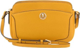 Pourchet Crossbody Tas - Dames - Schoudertassen - Geel - ONE Size - Leer - Tassen