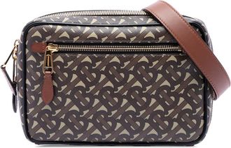Burberry Pre-owned Burberry TB Monogram ECanvas Camera Bag Ladies V7MTWE66RMPRSO1U