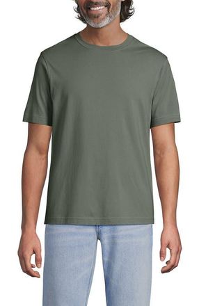 Lands End Short Sleeve Cotton Supima Tee in Sage at Nordstrom, Size Xx-Large
