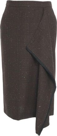 Kaos Asymmetric Hem Skirt