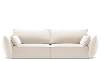 BLOOMINGLOFT 3-Sitzer Designsofa Vanda - Samtbezug