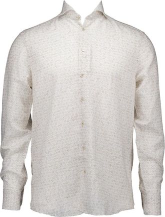 John Miller Lange Mouw Overhemd Lichtbruin - Heren - Casual Overhemden - Beige - 5XL - Overhemden