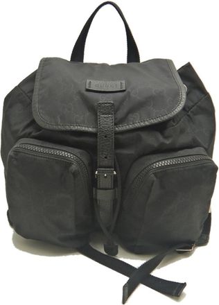Gucci Black Nylon Backpack (Pre-Owned)