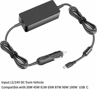 OEM Coreparts Mbxusbc-dc0004 Adaptador E Inversor De Corriente Interior 100 W Negro