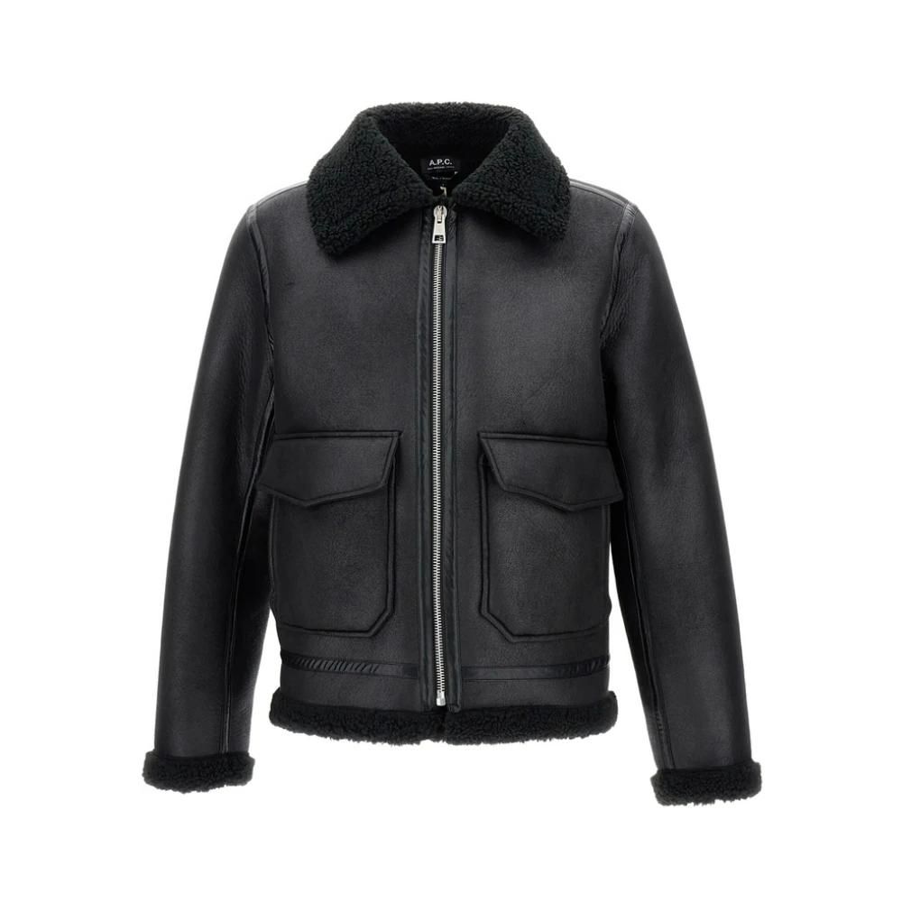 A.P.C. Leather Jackets − Sale: up to −28% | Stylight