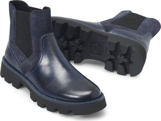 Born Womens Skyway Ankle Bootie In Navy