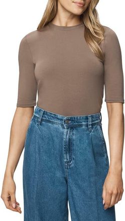 Splendid Fitted T-Shirt in Cedar Brown at Nordstrom, Size X-Small