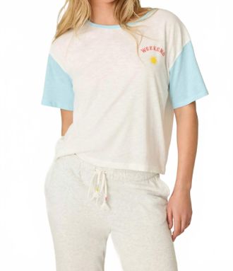 PJ Salvage Sunday Funday Short Set In Heather Cloud
