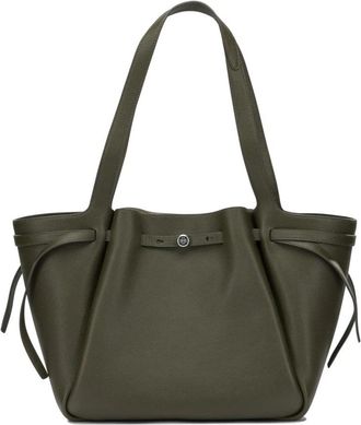 Tory Burch Romy Tote - Dames - Shoppers - Groen - ONE Size - Leer - Tassen