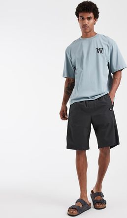 Wood Wood Double A By Wood Wood - Roberto - Pantaloncini sportivi neri 100% cotone-Nero