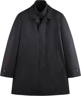 Fay Morning Coat - Heren - Mantel - Blauw - 2XL - Polyester - Jassen