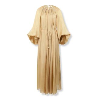 Zimmermann Mahon Dress - female - Zimmermann - Maxi Dresses - Beige - S - Dresses
