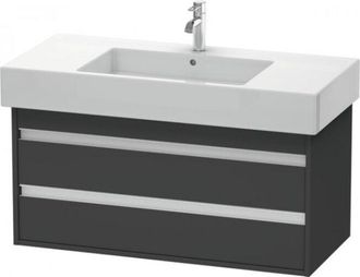 Duravit Duravit - Ketho Mueble Bajo Encimera 6641, 2 Cajones, 1000mm, Para
