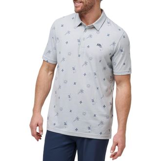 Travis Mathew Cove Dive Polo in Heather Light Grey at Nordstrom Rack, Size Xxx-Large