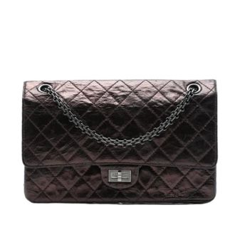 Chanel Pre-owned Double Flap Shoulder Bag - Dames - Pre-owned - Bruin - Maat: ONE Size Leer