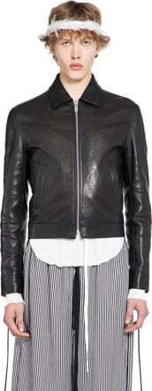 Ann Demeulemeester Ulv Western Jacket in Leather
