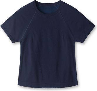 LNDR Womens Here Today Cropped T-Shirt Blue L/XL