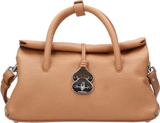 Zanellato Bags.. Leather Brown - Dames - Handtassen - Bruin - ONE Size - Leer - Tassen