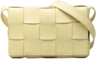 Bottega Veneta Borsa a tracolla Cassette Pre-owned - - Pre-owned - Donna - Giallo - ONE SIZE