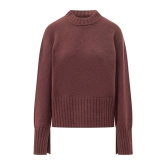 Laneus Truien & Vesten, Dames, Bruin, L, Katoen, Jumper Boxy Fit