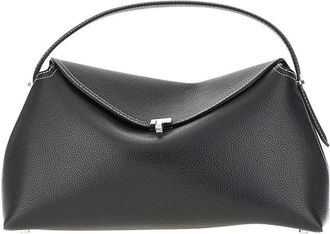 Toteme T-Lock grained leather top-handle bag Woman One Size