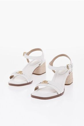 Michael Kors Leather Sandals MANDY With Rope Heel 5 cm size 37