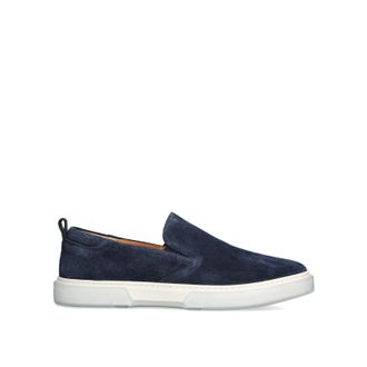 Steve Madden Mens Leather Lansten Navy Sneakers - Size UK 11