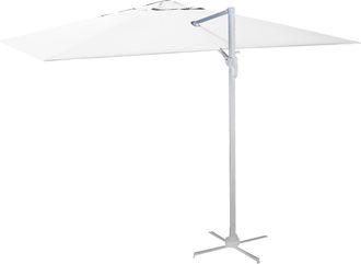Vacchetti Vacchetti - Sombrilla De Jard&iacute;n Poste Inclinable Blanco 2x3 M H 2,55 M En Aluminio Mod. Michigan