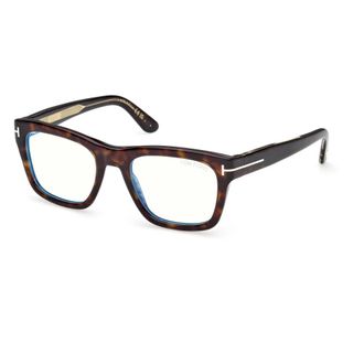 Tom Ford Glasses, unisex, Brown, Size: 52 MM Ft6076-B