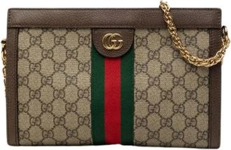 Gucci Pre-owned Ophidia Crossbody Bag - Dames - Vintage Clutch - Beige - ONE Size - Vintage
