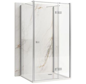 Rea Cabina De Ducha Rea Atlas 100x80 Chrome Right