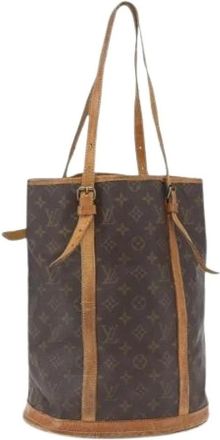 Louis Vuitton Pre-owned Bucket Bags, female, Brown, Size: ONE SIZE Pre-owned Bucket Bag