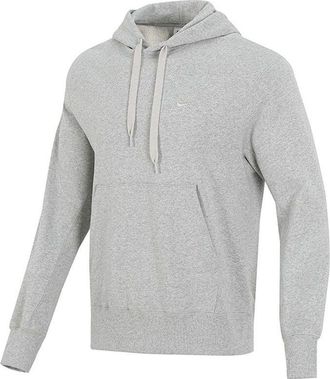 Nike Mens Nike Sportswear French Terry Embroidered Logo Solid Color Light Grey DA0024-050
