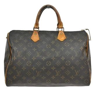 Louis Vuitton Vintage, unisex, Bruin, ONE Size, Pre-owned Canvas Handtas
