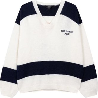 ALIX The Label Alix The Label - Gestreepte Pullover - Dames - Truien - Veelkleurig - Maat: M Wol