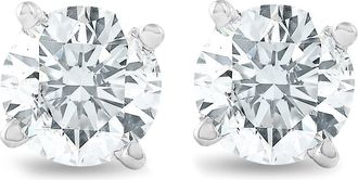 Pompeii3 1 1/4 cttw Diamond Studs 14K White Gold IGI Certified Earrings