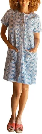 Ace & Jig Nat Button Front Mini Shift Dress in Lisbon at Nordstrom, Size X-Small